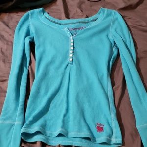 Blue long sleeve shirt